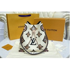 Bolso bombonera Louis Vuitton M45822 LV NéoNoé MM de lona revestida Cream  Monogram imitacion Bolsos baratos ,Réplica, falso